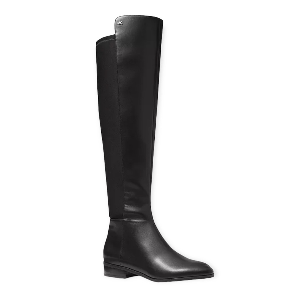 Michael Kors Black Bromley Flat Riding Boots
